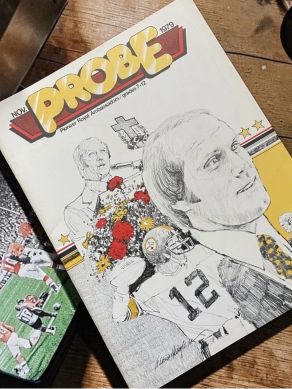 Vintage 1979 Terry Bradshaw PROBE Magazine Christian Youth Publication